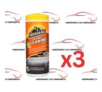 (F) x3 Armor All GAA45030EN Orange Matt Finish Cleaning Wipes 30 Wipes