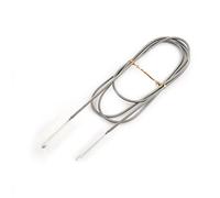 F&Y Flexible Double Tube Cleaning Brush - Stainless Steel Spring Pipe Cleaner for Aquarium & Fish Tank - 3 Colors (Transparent)