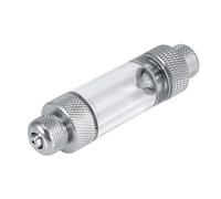 F&Y Single/Double Head Aquarium CO2 Bubble Counter with Non-Return Check Valve - Plant Growth Enhancer for Fish Tank (Double head bubble recorder)