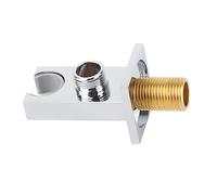 F-Y290 Shower Outlet Elbow Holder Copper Wall Mount Handheld Shower Bracket Holder with Water Supply Elbow Shower Outlet Shower Spray Head Bracket Supply Elbow Hose Connector