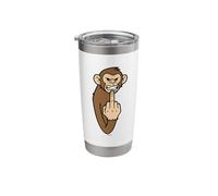 F... You Monkey - Funny Annoyed MIDDLEFINGER Animal Stainless Steel Insulated Tumbler