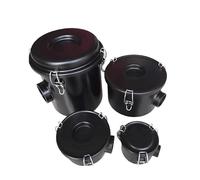 F002 F003 F004 F006 Filter Male Female 1/2 3/8 3/4 Thread Air Pressure Blower Vacuum Pump Intake Dust Filter Element(Color:F003 Filter)