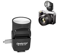 F02 Mini Camera Flash - Compact and Portable Camera Flash with GN8, Universal Hot Shoe, Type-C Charging Port, 6200K Colour Temperature for Better Camera Fill Light Effects