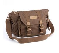 F1 Canvas Outdoor Leisure One Shoulder Digital Camera Bag( Coffee)