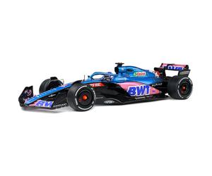 F1 Fernando Alonso 1:18 2022 Monaco GP Alpine by Solido Model RaceCar