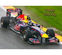 F1 / Formula 1 Car Birthday Card