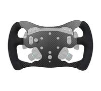 F1 Formula Real Carbon Fiber Wheel Mod For Logitech G PRO SIM Racing Wheel ; Replace Supper lightweight Compatible with Logitech G RS Hub Shifter With Suede Grip