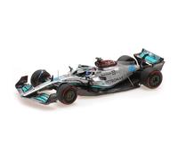 F1 George Russell 1:43 2022 Hungary GP Mercedes Benz by Minichamps Model RaceCar