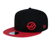 F1 Haas Team - New Era 9FIFTYSnapback Baseball Cap Hat - Official Merchandise - Adults - Black/Red