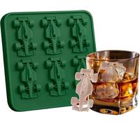 F1 Ice Mold, Formula Racing Car Ice Mold,Race Car Silicone Molds,6-Cavity F1 Race Car Ice Mold for Fondant, Chocolate,Ice Frame Molds,Easy Release (Green)