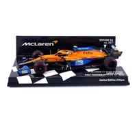 1:43 MINICHAMPS Mclaren Mcl35M Norris Pole Position Russian F1 Gp 2021 537215904