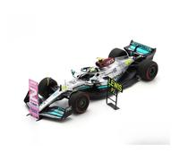 F1 Lewis Hamilton 1:43 2022 Brazilian GP Mercedes by Spark Model RaceCar