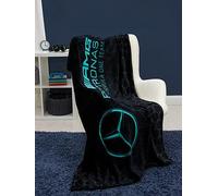 Mercedes F1 Fleece Throw - Black - 150x100cm