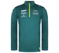 F1 Official Team Sleeve Green Midlayer Top Aston Martin Green M