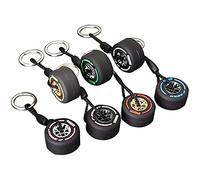 F1 Racing Tire Keychain, Mini Cute Tire Keyring, With Hub Wheel Tyre Auto Key Chain,Car Gift Keyfob for Men Women,Soft Rubber, 7pcs, Ø3.75CM*L12.2CM
