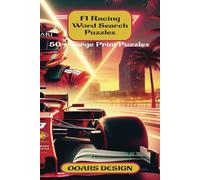 F1 Racing Word Search Puzzles: Racing Cars | Fast Cars word Search Book.