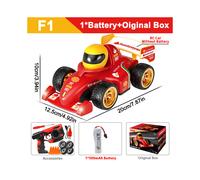 (F1 Red 1B Box) ZWN F1 2.4G RC Drift Car 4WD Remote Control Car High Speed Four Wheel Drive Radio Controlled Mini Racing
