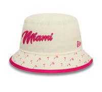 F1 Red Bull Racing Team - New Era Miami Grand Prix Special Edition - Bucket Hat - Palm Tree Design - Pink (UK, Alpha, M, Beige & Pink)