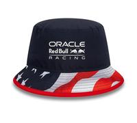F1 Red Bull Racing Team - New Era - USA Miami Grand Prix Special Edition - Bucket Hat - Dark Blue - Unisex - Strech Fit (UK, Alpha, M, Navy)