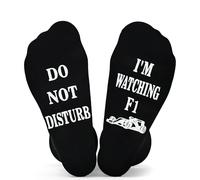 F1 Socks Gifts for Men's Do Not Disturb I'm Watching F1 Birthday Novelty and Unusual Presents Formula 1 Car Gift for Family Friends Teenagers Boys Brohter Dad Funny Decorations uk 9-12 21th