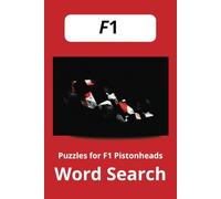 F1 Word Search Puzzle Book: Word Searches with Easy to Read about Formula One, Formula One Grand Prix, Formula One Car and More | 6x9 inches, 110 ... Gift for Vacations, Holidays and Free Times