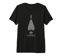 F111 Aardvark Jet Airplane Tech Print Premium T-Shirt