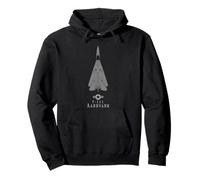 F111 Aardvark Jet Airplane Tech Print Pullover Hoodie