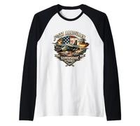F111 Aardvark Swing Wing Supersonic Strike Jet Raglan Baseball Tee