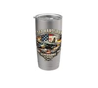 F111 Aardvark Swing Wing Supersonic Strike Jet Stainless Steel Insulated Tumbler