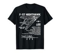 F117 Stealth Nighthawk Specs Military Aircraft F117 T-Shirt