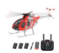F119S MD500 Little Bird GPS RC Helicopter with LED Lights, Openable Cockpit & Flybarless Rotor Head, 1/18 Scale 250-Class 9CH RC Helicopter with Auto-Return, Altitude Hold & Integrated GPS Positioning