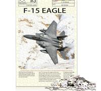 F15 Eagle Aircraft Jigsaw Puzzle 500 Piece Jigsaw Puzzles For Adults Teenager Wooden Puzzles Toy Game Explore Creativity And Problem Solving 500pcs (52x38cm)