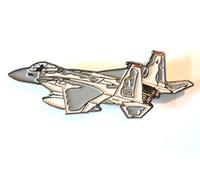 F15 Eagle USAF Tactical Fighter Jet Military Metal Enamel Aircraft Badge