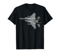 F15 Strike Eagle Military Aviation Combat Aircraft Design T-Shirt