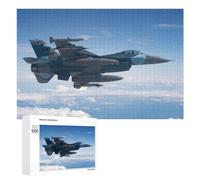 F16 Fighting Falcon Jet Jigsaw Puzzle, 1000 PCS, Relaxing Activity for Adults, Versatile Leisure for Adults Who Enjoy Jigsaws, at Home