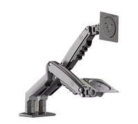 F160 Double Monitor Stand USB 3.0 27" for 29KG Screens No Holes Gas Strut TV Mount 360° Rotate Desktop Dual Monitor Mount