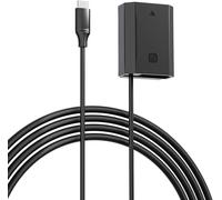 F1TP AC-FZ100 USB-C Power Adapter NP-FZ100 DC Coupler Charger Set, External Battery Adapter for Sony Alpha 9, A9, A9 II, A9R, A9S, A6600, A6700,A7C,A7CR,A7C II, A7III, A7S III, A7RIII, A7R IV Cam