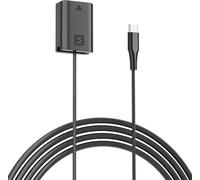 F1TP ACPW20 USB C Power Adapter DC Coupler Charger Set, External Battery Adapter for Sony NP-FW50 Battery, A6400, A6500, A6300, A6100, A6000, A5100, A7, A7II, A7RII, A7SII, A55, RX10 Cameras