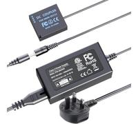 F1TP DMW-DCC11 DC Coupler DMW-AC10 Dummy Battery AC Power Adapter Kit | Replacement Panasonic Lumix DMC-GF3 GF5 GF6 GX85 GX7 Mark II S6 GX9 GX80 ZS60 LX100 ZS110 TZ100 DMW-BLE9 BLG10 Battery