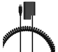 F1TP DMW-DCC12 DC Coupler Charger Set USB-C Power Adapter, External Battery for BLF-19 Battery, Panasonic Lumix DMC-GH3, GH4, GH3K, GH4K, GH3A, GH3H, GH4H, DC-GH5, GH5S, GH5M, G9, G9L Cameras.