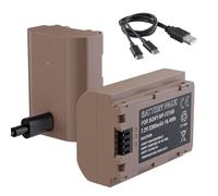 F1TP NP-FZ100 Rechargeable Camera Battery with USB-C Port, 2 Pack 2280mAh Battery Fit for Sony Alpha 6700 7CR 7C II A6600 A7IV A7SIII A7C A1 FX3 A7R3 A7R IV, A9 A9R A9S, Replaces BC-QZ1,NP-FZ100D