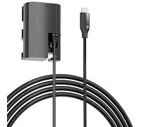 F1TP USB-C to DR-E6 DC Coupler ACK-E6 AC Power Adapter Kit LP-E6 Dummy Battery Compatible with Canon EOS 5DS, 5DS R, 6D 7D 60D 70D 60Da 80D 90D, 5D Mark II III IV, 6D Mark II, 7D Mark IIR R5 R6 R7