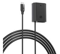 F1TP USB C to np-fz100 dummy battery Continuous Power Supply for Sony FX3,Alpha A7 III, A6600, A7III, FX3, A7C, A1, A7 IV, A7IV, A7R III, A7S III, A7R IV, A9 II, A9, A9S, A9R, ZV-E1, ZV-E10 II Cameras