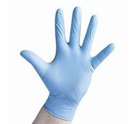F2 Disposable Blue Nitrile Gloves Powder Free Latex Free MULTI PURPOSE *BOX OF 200* (M)