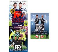 F2 football academy [flexibound], galaxy of football [hardcover] and world of football 3 books collection set
