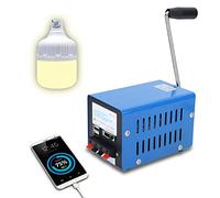F20 Hand Crank Generator 20W, Emergency Portable USB Charger for Phone, Outdoor Survival Gear, Manual Power Supply for Camping, Hiking, & Power Outages