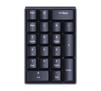 F20 Mechanical Number Pad - Wired USB Numeric Keypad With Blue Feel | Portable 22-Key Mini Numpad For Laptop, PC & Desktop | Plug & Play For Accounting, Finance & Data Entry