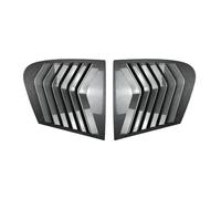 F20 Side Vent Louver Rear Window Shutter Sticker Cover Body Kits Gloss Black Compatible For BMW 1 Series F20 LCI 118i 120i 125i 2011-2019(Carbon Look)