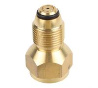 F276172 Solid Brass Propane Refill Adapter Compatible With Standard 20 Lb Propane Tanks And 1 Lb Propane Cylinder Sizes