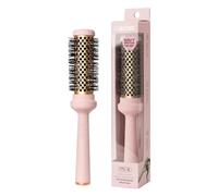 F3 Systems Wavy Thermal Brush(1.3 Inch), Cut Drying Time,Self-Standing Round Quick Styling Brush, Great Blowout, Ceramic Coated/Ionic Thermal Barrel,Blowout Volume, Wave Styler